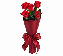 Букет 5 Красных роз Эдлесс Лав в Красноярском