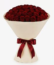Букет 101 Бордовая роза Блэк Бакарра в Красноярском