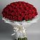 Букет 101 Красная роза Блэк Мэджик в Красноярском