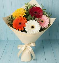Букет цветов из:  Герберы в Красноярском