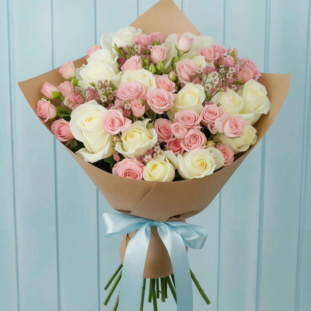 Букет цветов из: Розы в Красноярском