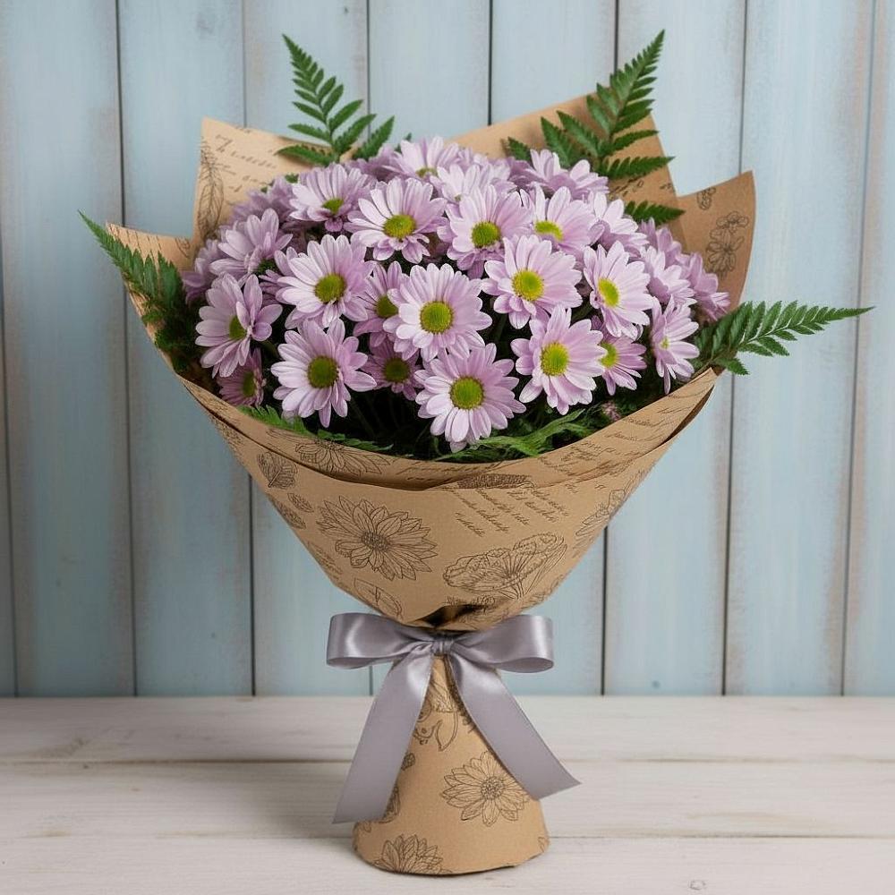 Букет цветов из: Хризантемы в Красноярском