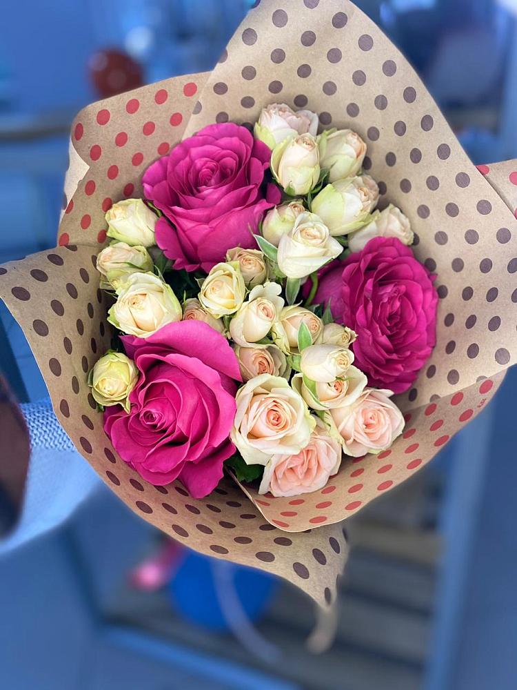 Букет цветов из: Розы в Красноярском