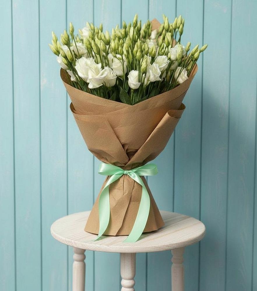 Букет цветов из: Лизиантусы в Красноярском