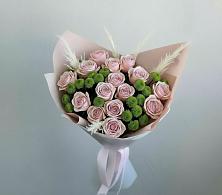 Букет цветов из:  Розы и Хризантемы в Красноярском