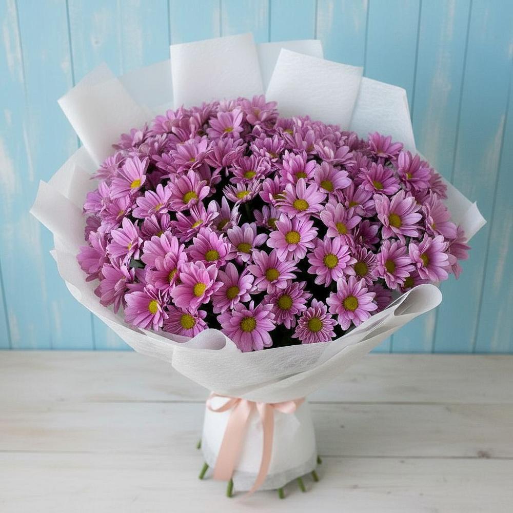 Букет цветов из: Хризантемы в Красноярском