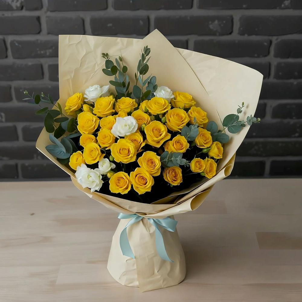 Букет цветов из: Розы в Красноярском