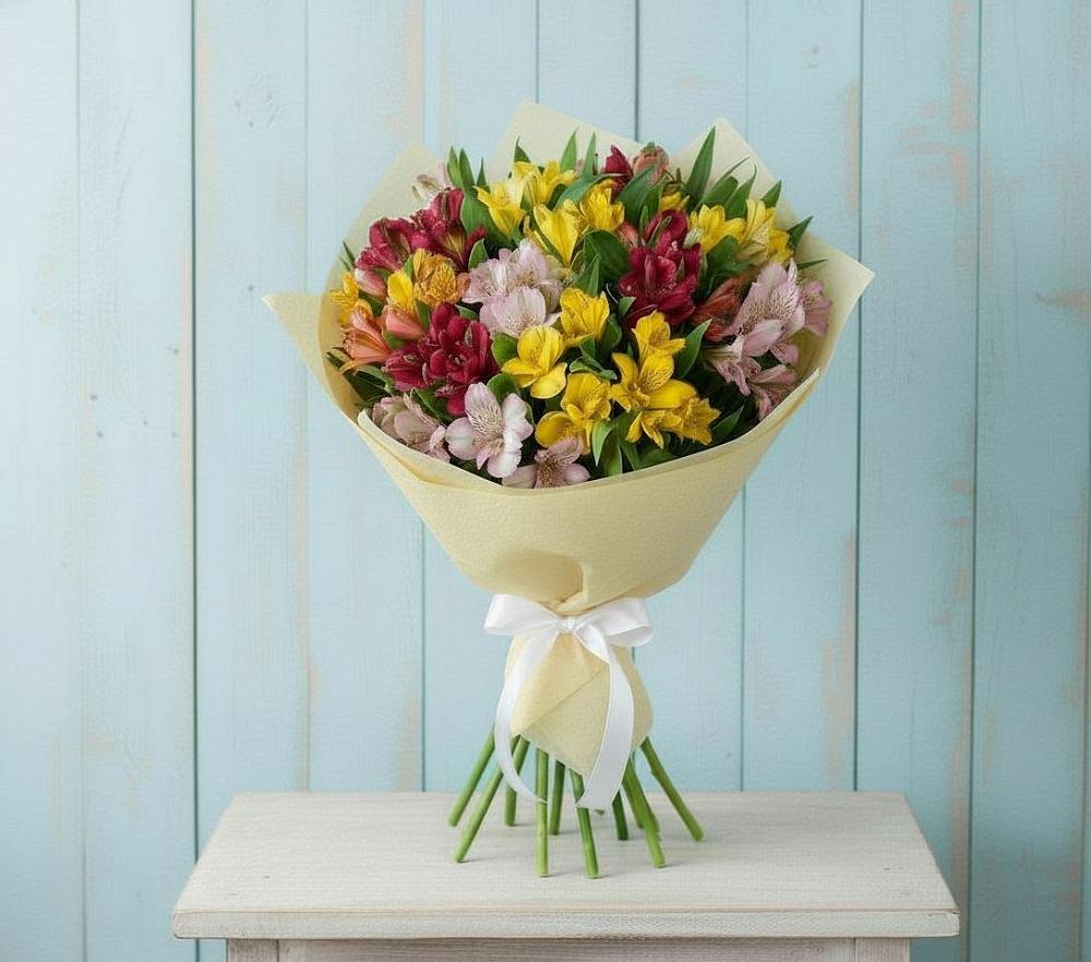 Букет цветов из: Альстромерии в Красноярском