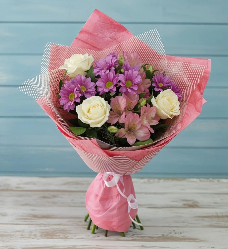 Букет цветов из: Герберы в Красноярском